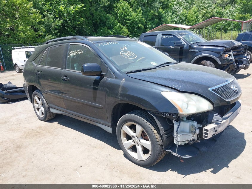 2007 Lexus Rx 350 blue suv gasoline 2T2HK31U07C017604 photo #1