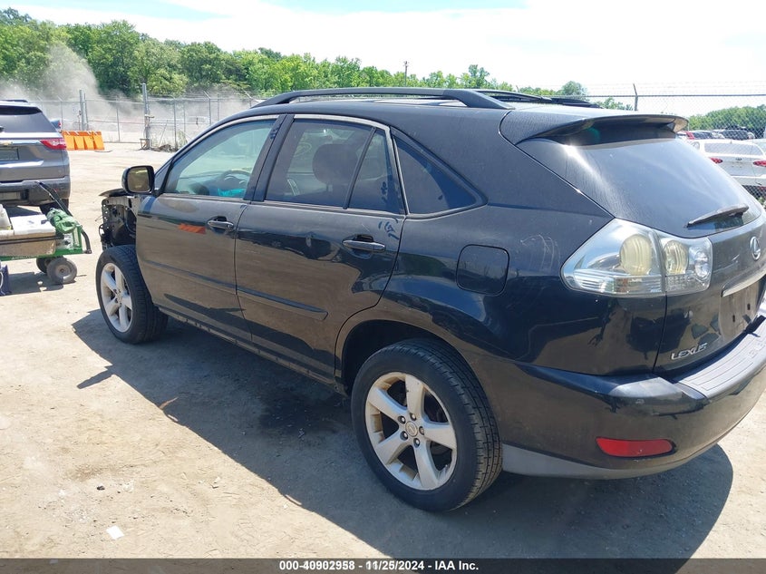 2007 Lexus Rx 350 blue suv gasoline 2T2HK31U07C017604 photo #4