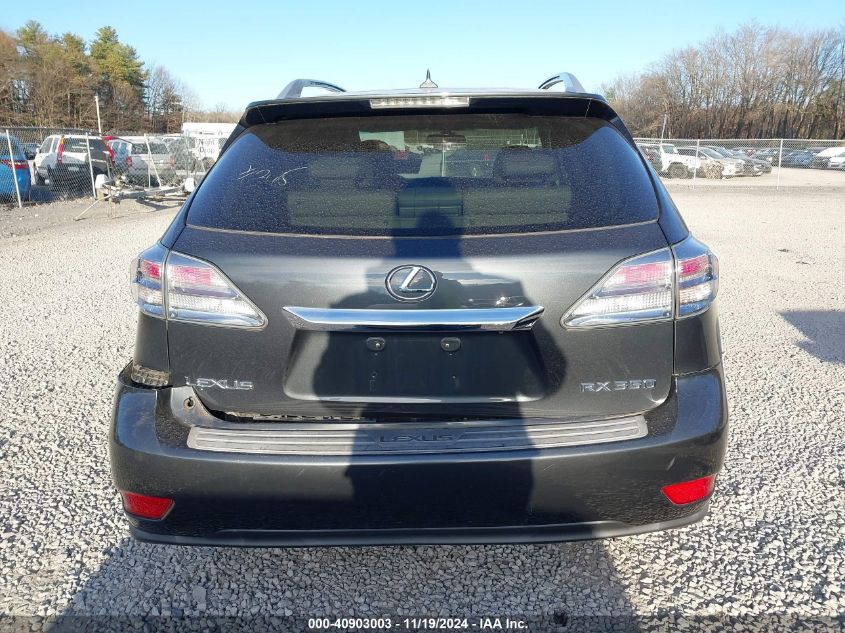 2010 Lexus Rx 350 VIN: 2T2BK1BA8AC046242 Lot: 40903003