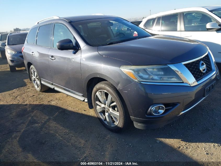 2013 Nissan Pathfinder Platinum VIN: 5N1AR2MN4DC658125 Lot: 40903104