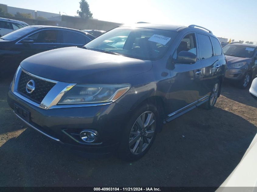 2013 Nissan Pathfinder Platinum VIN: 5N1AR2MN4DC658125 Lot: 40903104