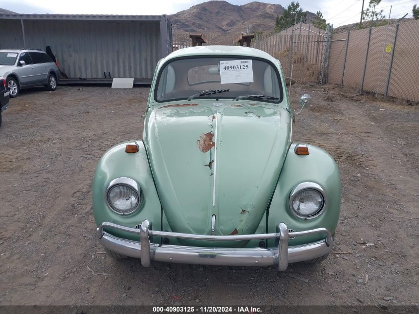 1967 Volkswagen Beetle VIN: 117737908 Lot: 40903125