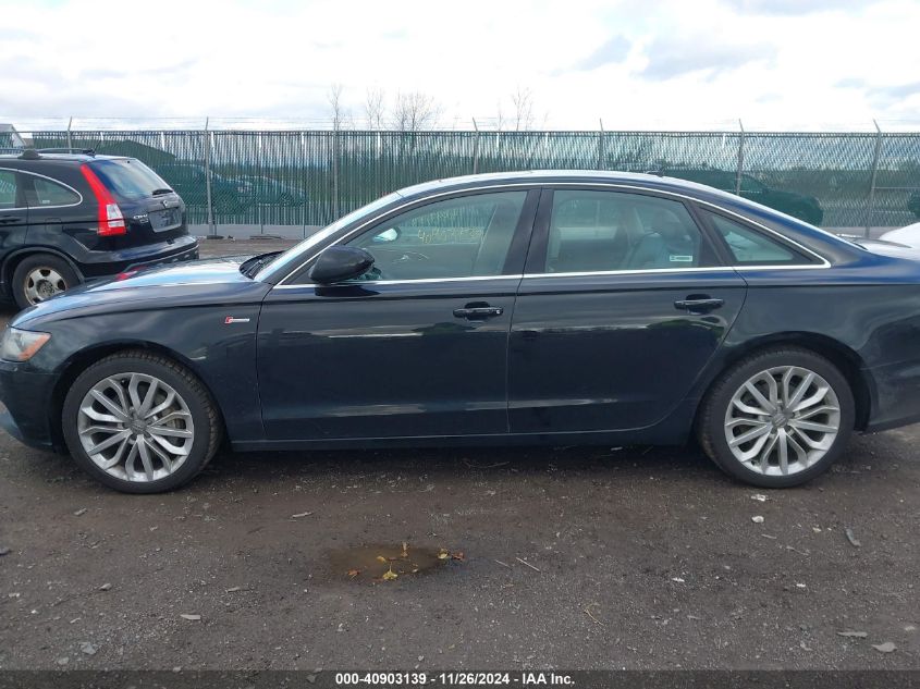 2014 Audi A6 3.0T Premium Plus VIN: WAUFGAFC9EN093167 Lot: 40903139