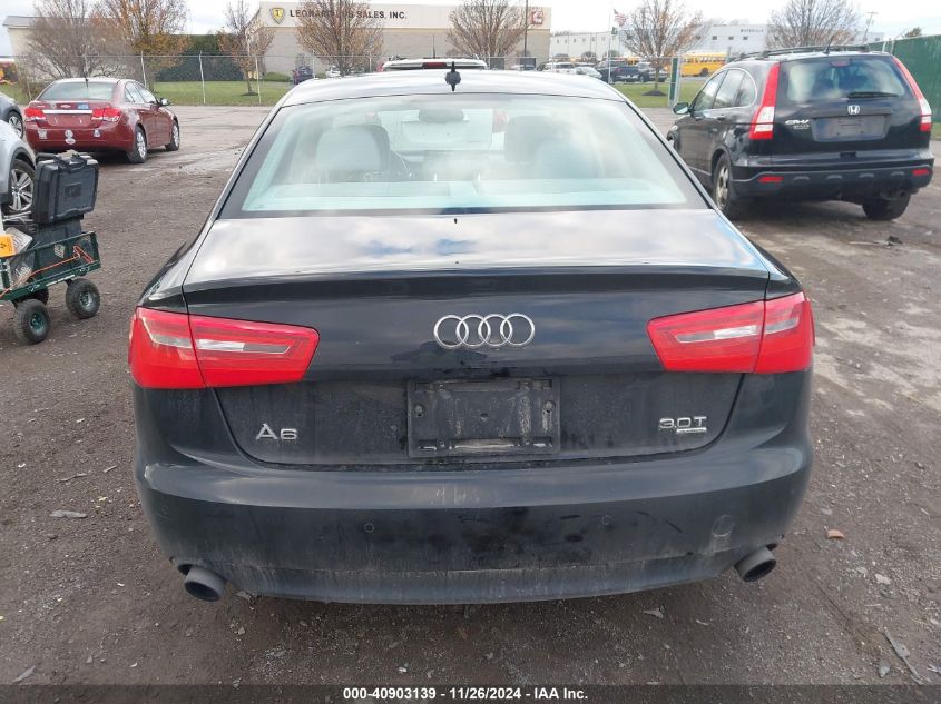 2014 Audi A6 3.0T Premium Plus VIN: WAUFGAFC9EN093167 Lot: 40903139