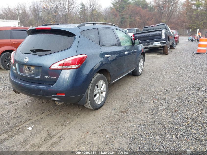 VIN JN8AZ1MW0EW522988 2014 Nissan Murano, SV no.4