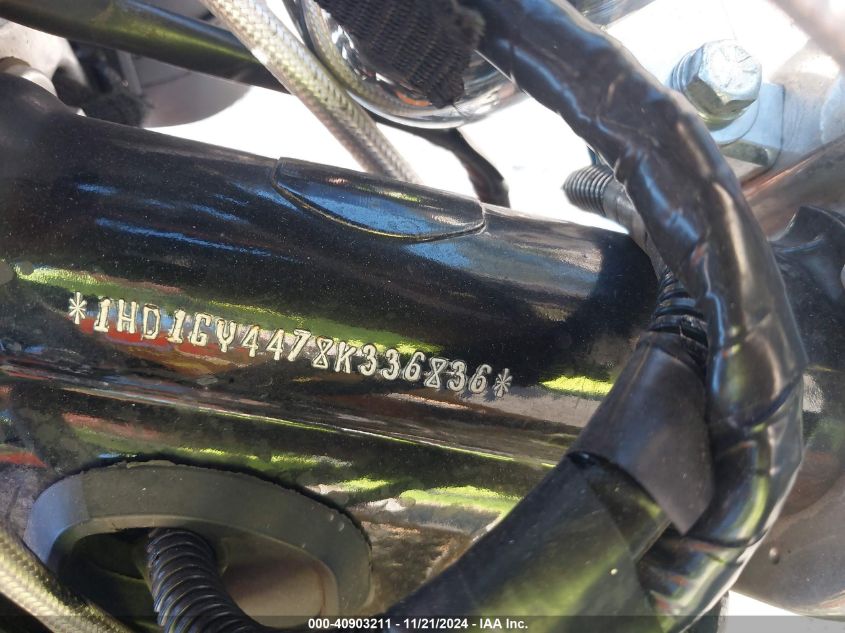 2008 Harley-Davidson Fxdf VIN: 1HD1GY4478K336836 Lot: 40903211