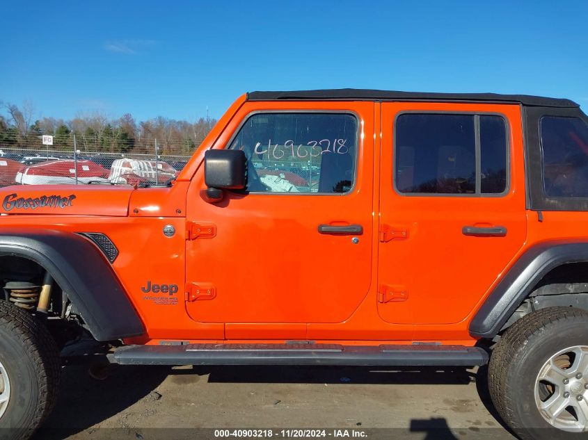 2019 Jeep Wrangler Unlimited Sport S 4X4 VIN: 1C4HJXDG6KW669468 Lot: 40903218