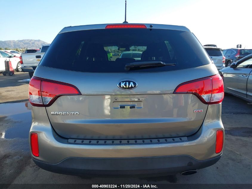 2015 Kia Sorento Lx VIN: 5XYKT3A62FG629573 Lot: 40903224