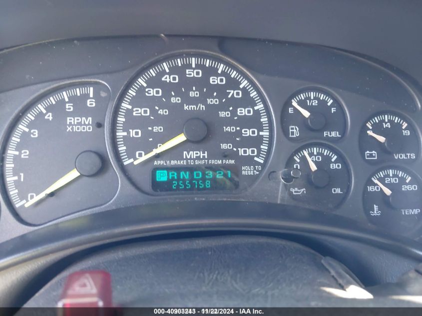 1999 GMC Sierra 1500 Sle VIN: 2GTEC19T0X1562463 Lot: 40903243