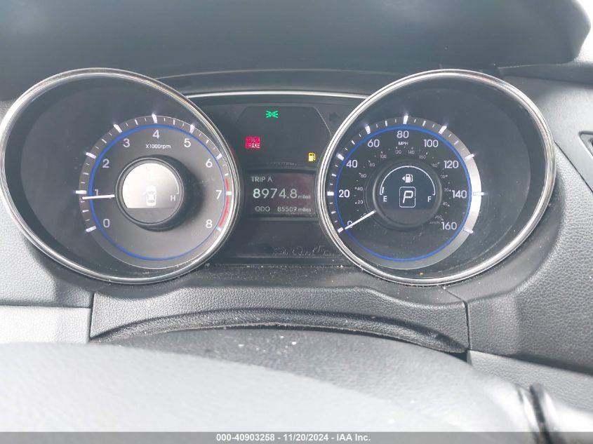 2013 Hyundai Sonata Gls VIN: 5NPEB4AC7DH614665 Lot: 43453593