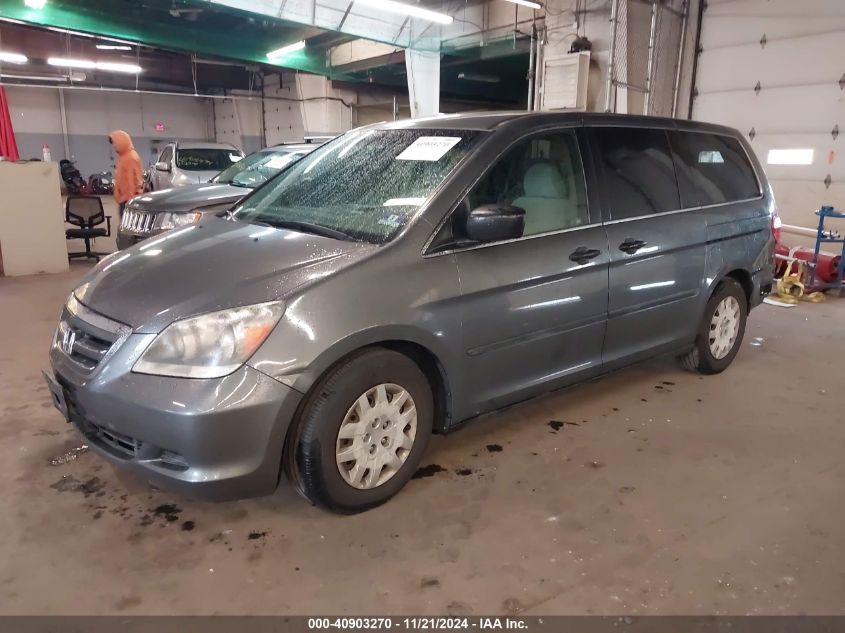 2007 Honda Odyssey Lx VIN: 5FNRL382X7B099928 Lot: 40903270