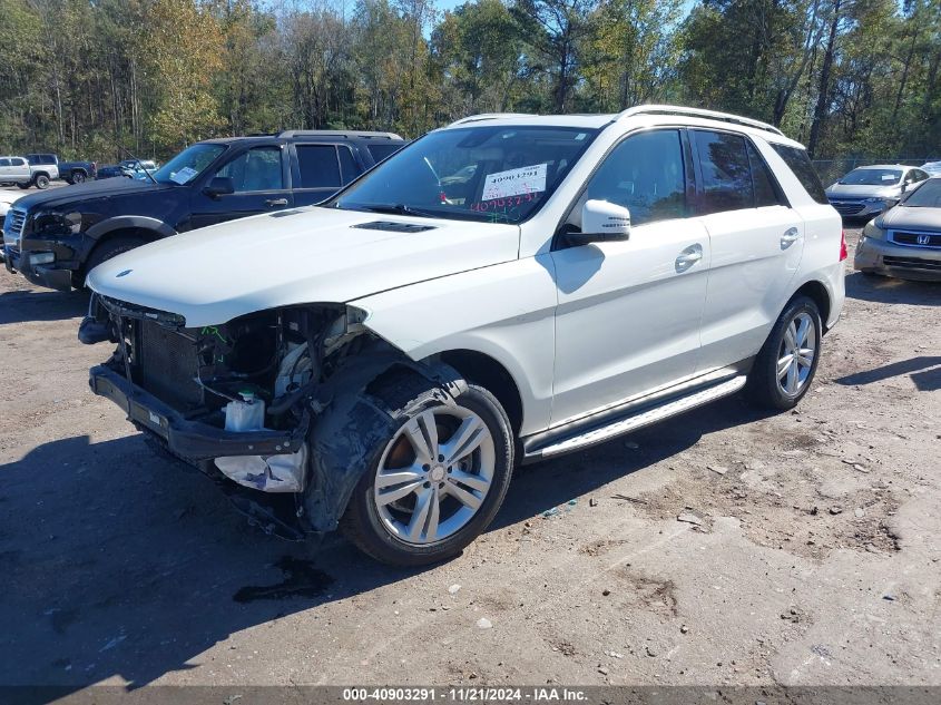 2013 Mercedes-Benz Ml 350 VIN: 4JGDA5JB8DA113637 Lot: 40903291