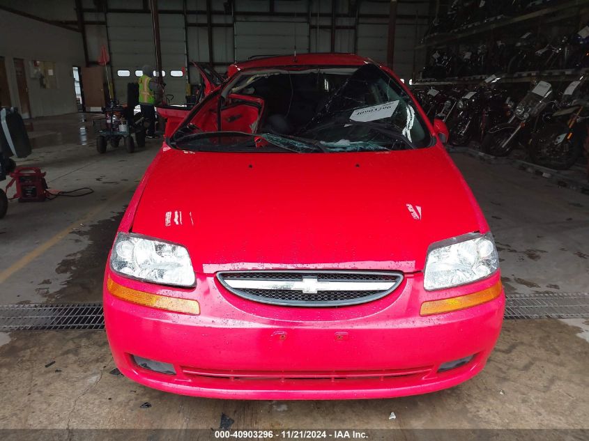 2006 Chevrolet Aveo Lt VIN: KL1TG66606B521554 Lot: 40903296