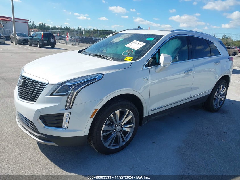 Vin: 1gykncrs7rz730328, lot: 41393025, cadillac xt5 fwd premium luxury 20242