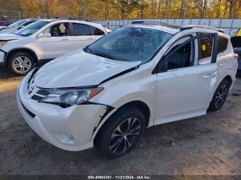 2015 Toyota Rav4 Limited VIN: 2T3YFREV0FW233147 Lot: 40903351