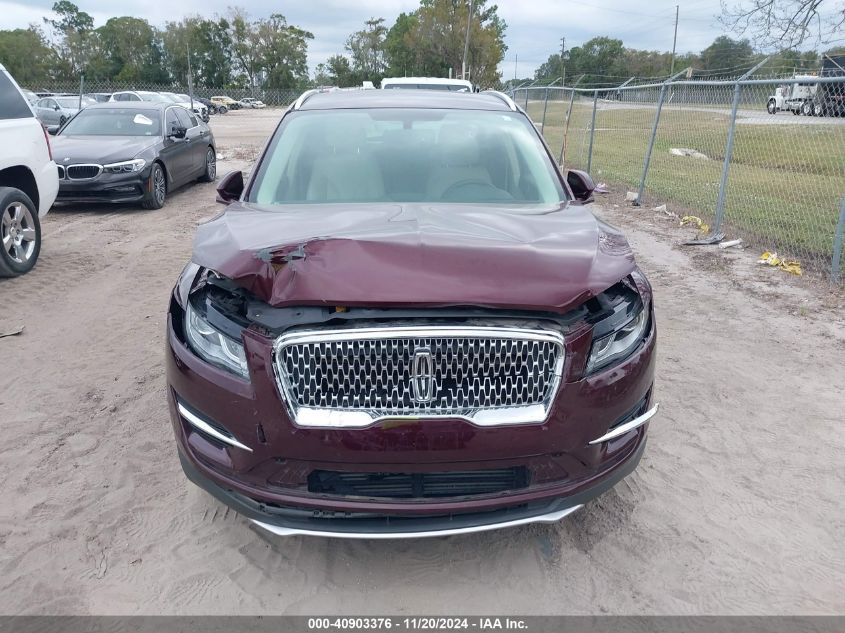 2019 Lincoln Mkc Standard VIN: 5LMCJ1C99KUL02188 Lot: 40903376