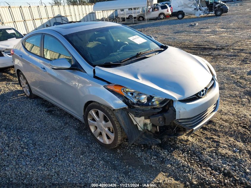 2013 Hyundai Elantra Limited VIN: 5NPDH4AE3DH211293 Lot: 40903426