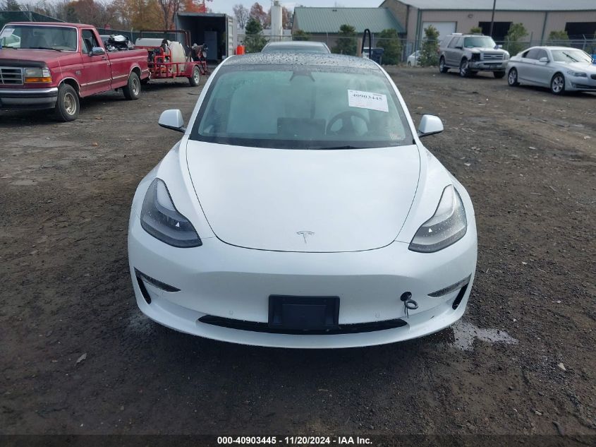 2022 Tesla Model 3 Long Range Dual Motor All-Wheel Drive VIN: 5YJ3E1EB3NF110709 Lot: 40903445