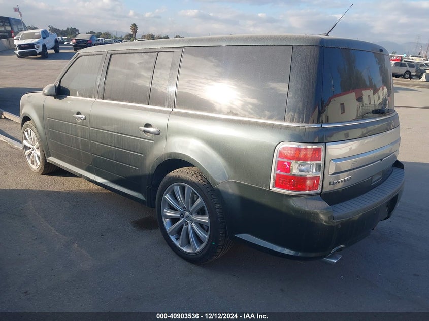 Vin: 2fmgk5d84fba02522, lot: 41393228, ford flex limited 20153