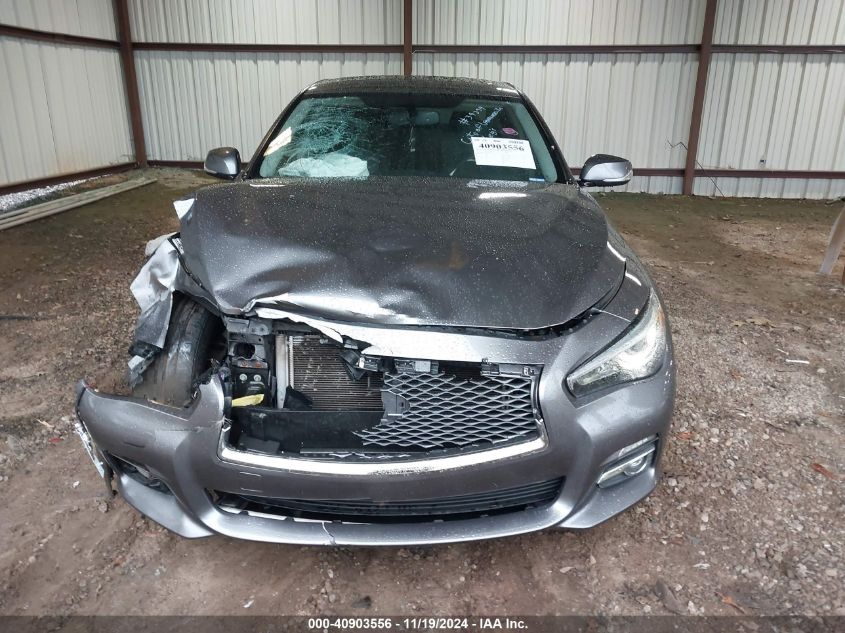 2014 Infiniti Q50 Premium VIN: JN1BV7ARXEM702717 Lot: 40903556