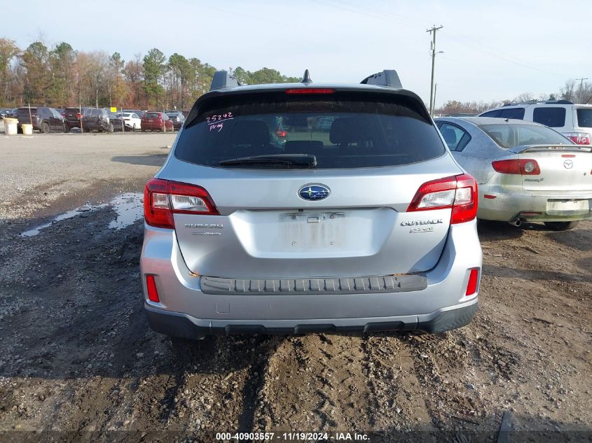 2016 Subaru Outback 2.5I Premium VIN: 4S4BSACC6G3361669 Lot: 40903557