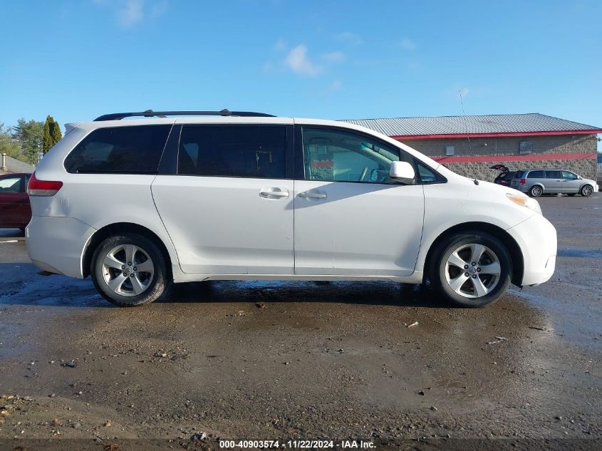 2012 Toyota Sienna Le V6 8 Passenger VIN: 5TDKK3DC0CS261087 Lot: 40903574