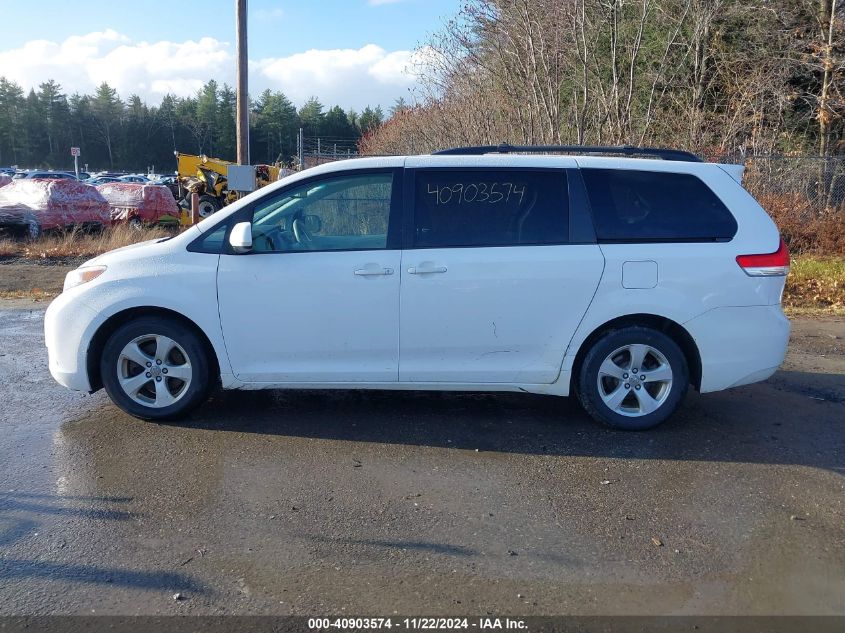 2012 Toyota Sienna Le V6 8 Passenger VIN: 5TDKK3DC0CS261087 Lot: 40903574