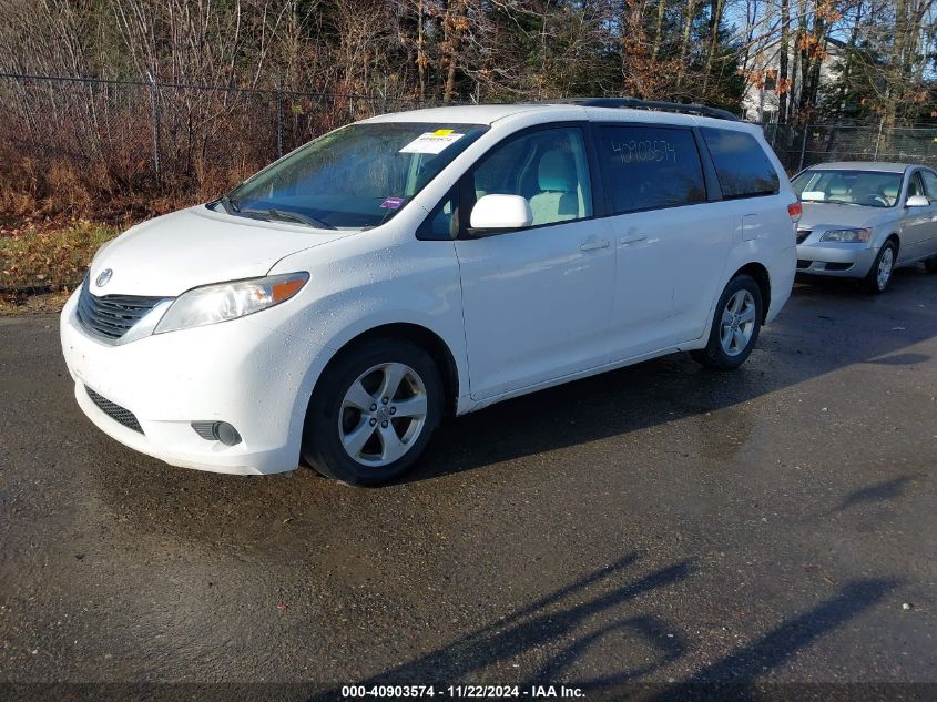 2012 Toyota Sienna Le V6 8 Passenger VIN: 5TDKK3DC0CS261087 Lot: 40903574