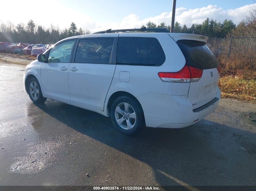 2012 Toyota Sienna Le V6 8 Passenger VIN: 5TDKK3DC0CS261087 Lot: 40903574