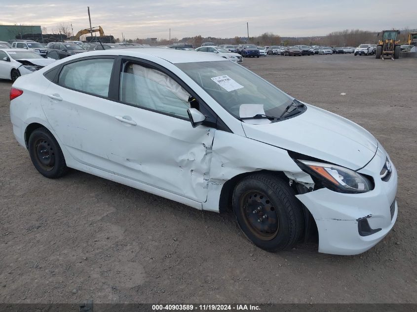 VIN KMHCT4AE1FU849587 2015 Hyundai Accent, Gls no.1