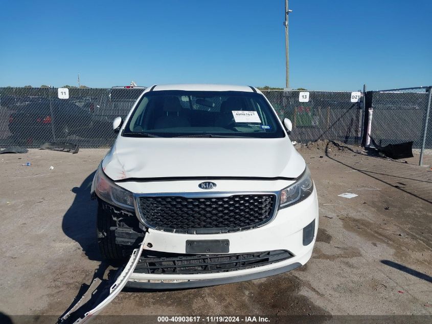 2016 Kia Sedona L VIN: KNDMA5C16G6207659 Lot: 40903617