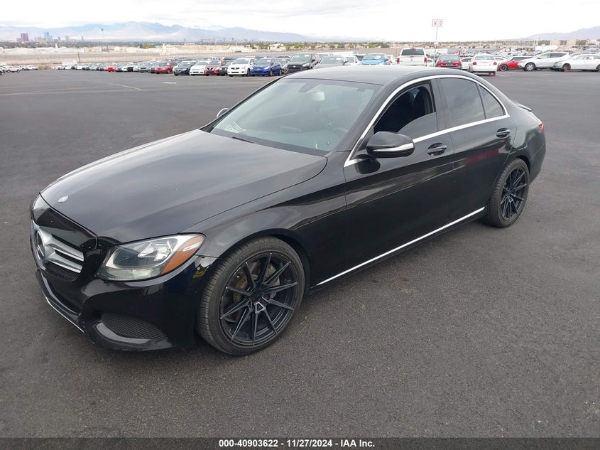 Vin: 55swf4kb7fu023430, lot: 41393314, mercedes-benz c 300 4matic/luxury 4matic/sport 4matic 20152