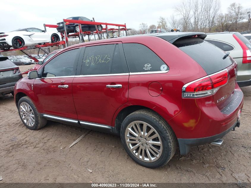 2013 Lincoln Mkx VIN: 2LMDJ6JK7DBL39778 Lot: 40903623