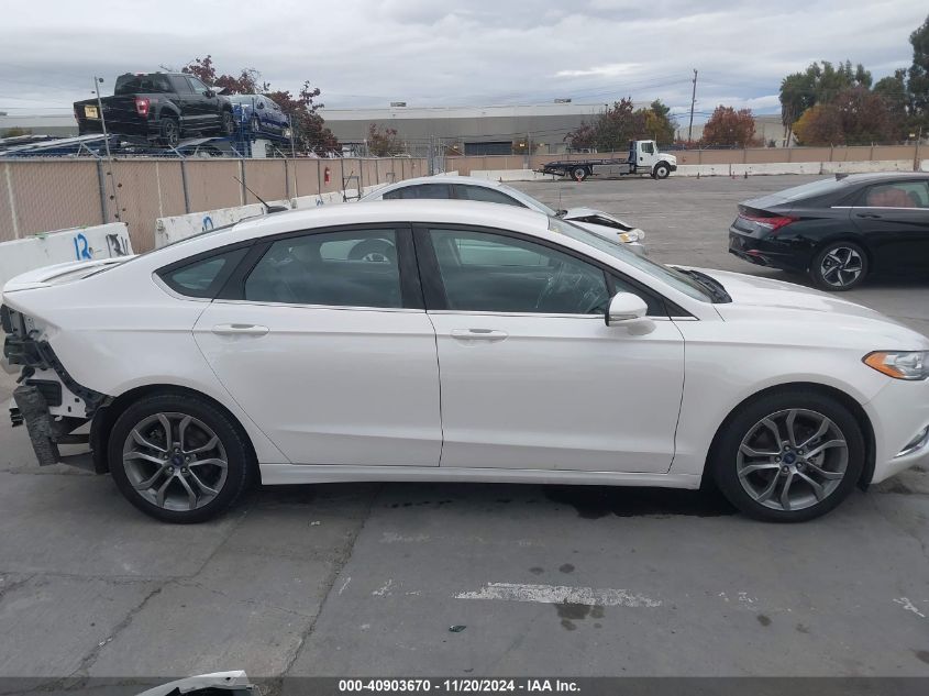 2017 Ford Fusion Se VIN: 3FA6P0H95HR417284 Lot: 40903670