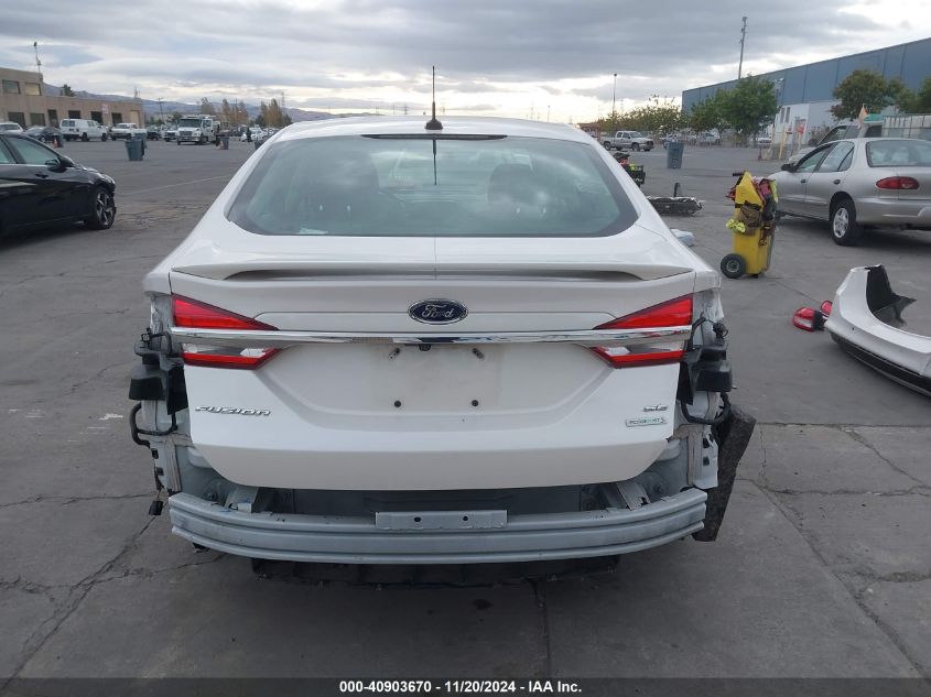 2017 Ford Fusion Se VIN: 3FA6P0H95HR417284 Lot: 40903670