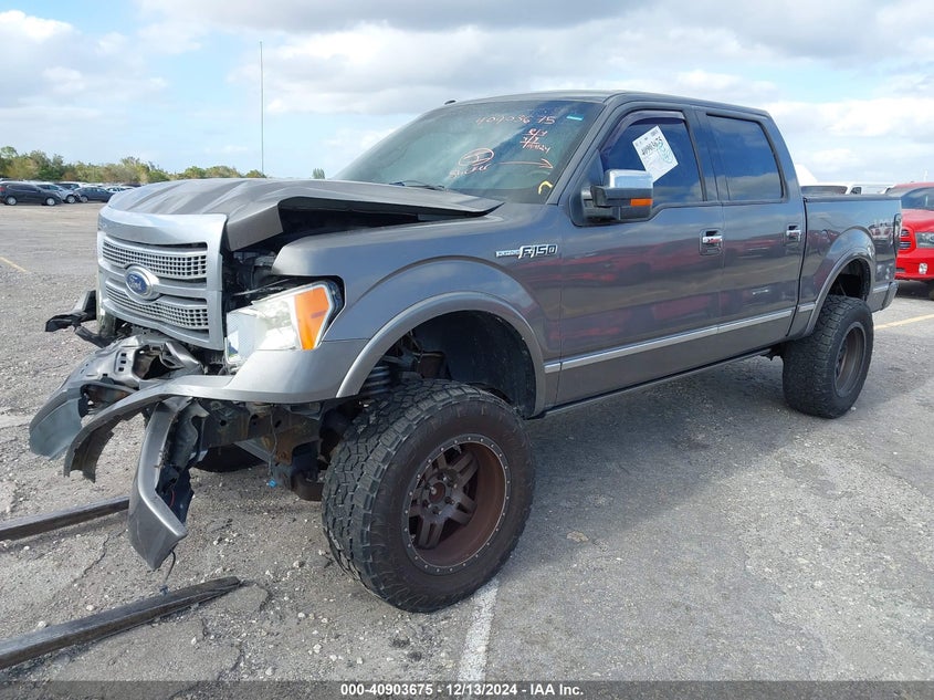 Vin: 1ftfw1ef4bfd22233, lot: 41393367, ford f-150 platinum 20112