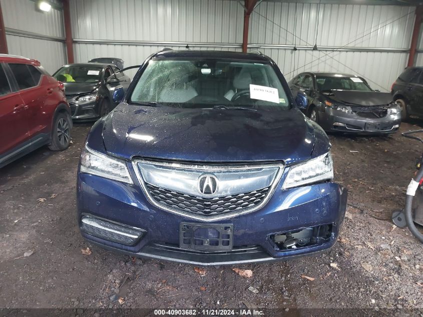 2016 Acura Mdx Advance Entertainment Packages/Advance Package VIN: 5FRYD4H96GB060831 Lot: 40903682