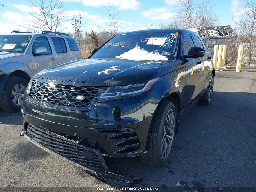 Vin: salyl2ex6ka796383, lot: 41393378, land rover range rover velar p250 r-dynamic se 20192