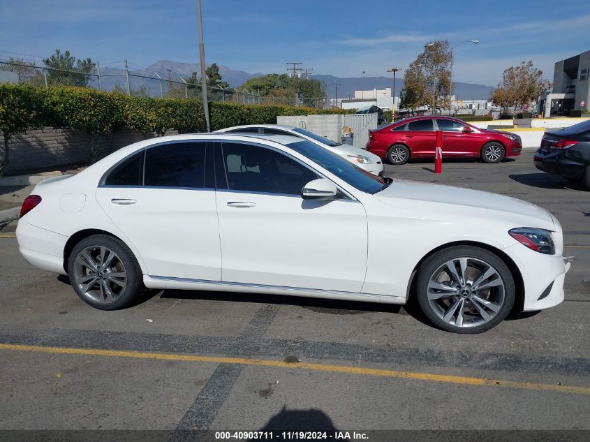 2019 MERCEDES-BENZ C VIN: WDDWF8DB7KR482361