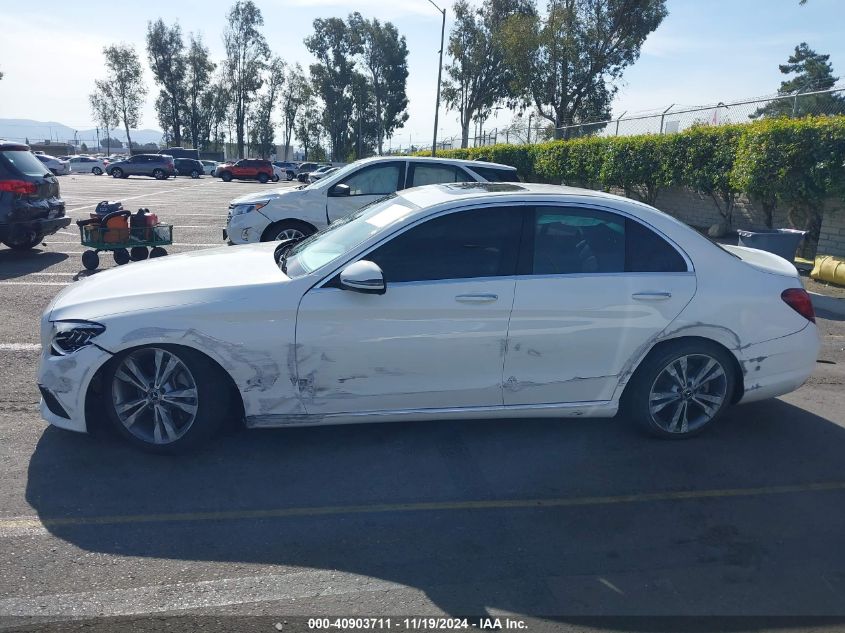 2019 MERCEDES-BENZ C VIN: WDDWF8DB7KR482361