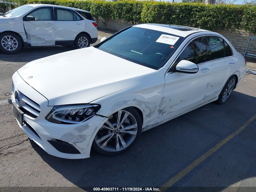 2019 MERCEDES-BENZ C VIN: WDDWF8DB7KR482361