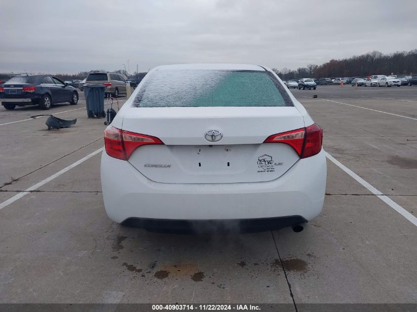 2017 Toyota Corolla Le VIN: 5YFBURHE1HP657845 Lot: 40903714