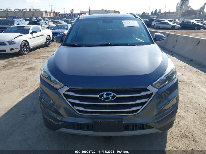 2017 Hyundai Tucson Value VIN: KM8J33A22HU562799 Lot: 40903732