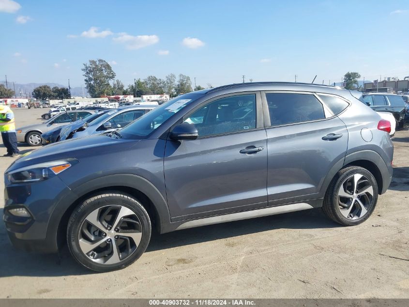 2017 Hyundai Tucson Value VIN: KM8J33A22HU562799 Lot: 40903732