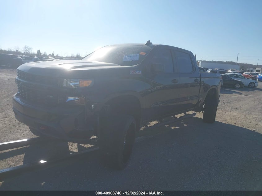 Vin: 3gcpycef1mg482744, lot: 41393431, chevrolet silverado 1500 4wd  short bed custom trail boss 20212