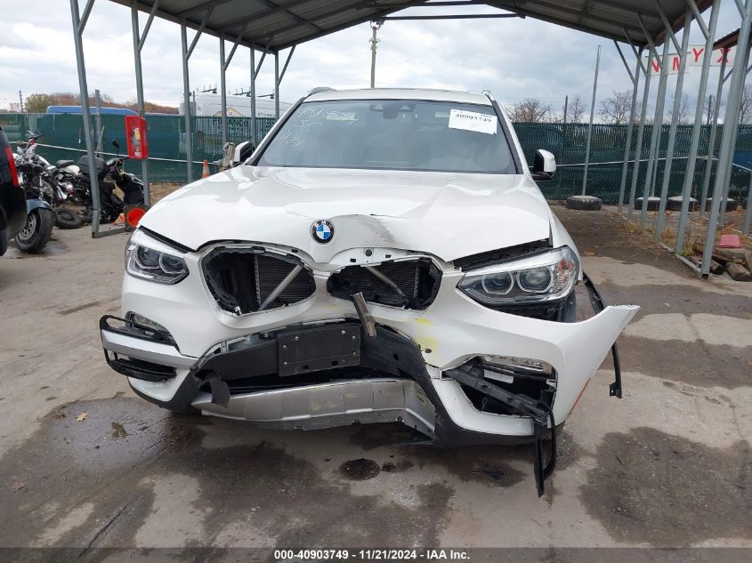 2019 BMW X3 xDrive30I VIN: 5UXTR9C51KLP80962 Lot: 40903749