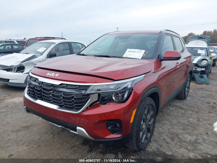 Vin: kndeu2aa6r7666605, lot: 41393449, kia seltos s 20242