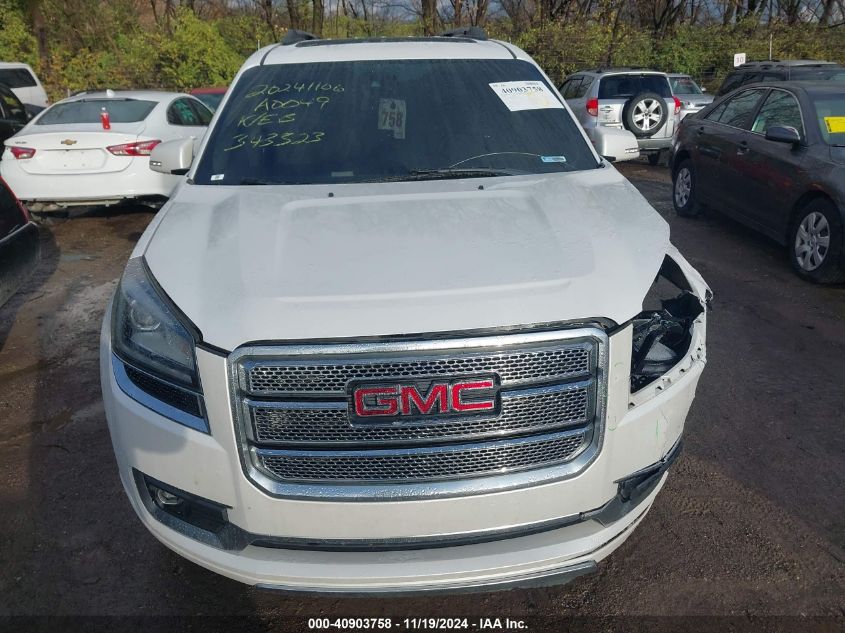 2016 GMC Acadia Denali VIN: 1GKKVTKDXGJ343323 Lot: 40903758