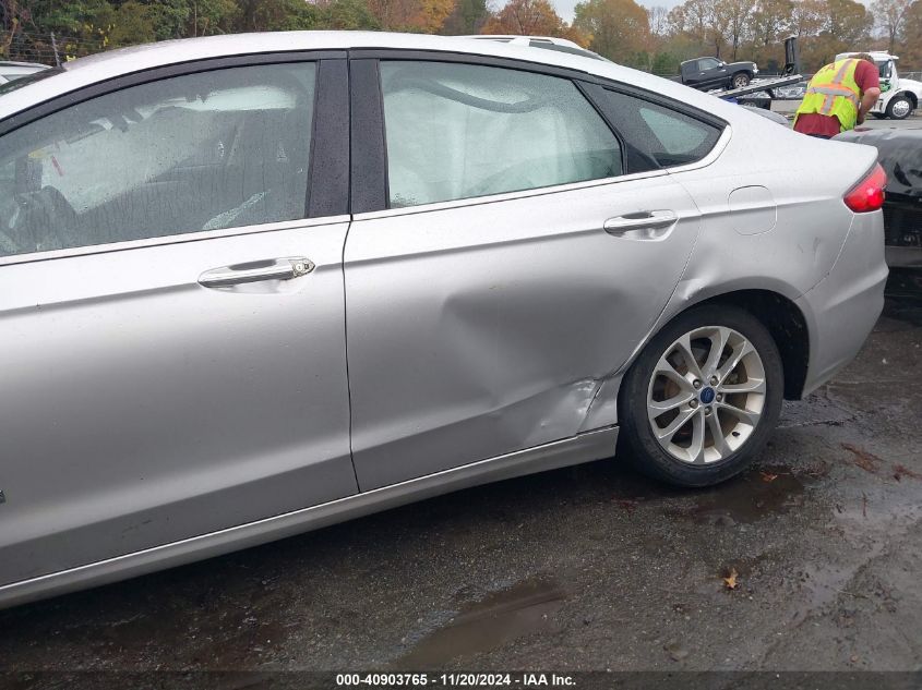 2019 Ford Fusion Hybrid Se VIN: 3FA6P0LU8KR180566 Lot: 40903765