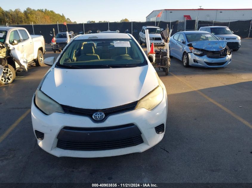 2016 Toyota Corolla Le VIN: 5YFBURHEXGP410788 Lot: 40903835